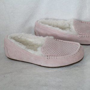 UGG KOOLABURRA WOMENS NIB SUEDE FUR SLIPPERS‎ PINK